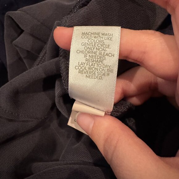 Pure Jill Sand-Washed Tencel Modal Pull-On Pants Women’s Medium Charcoal Gray - Picture 8 of 8